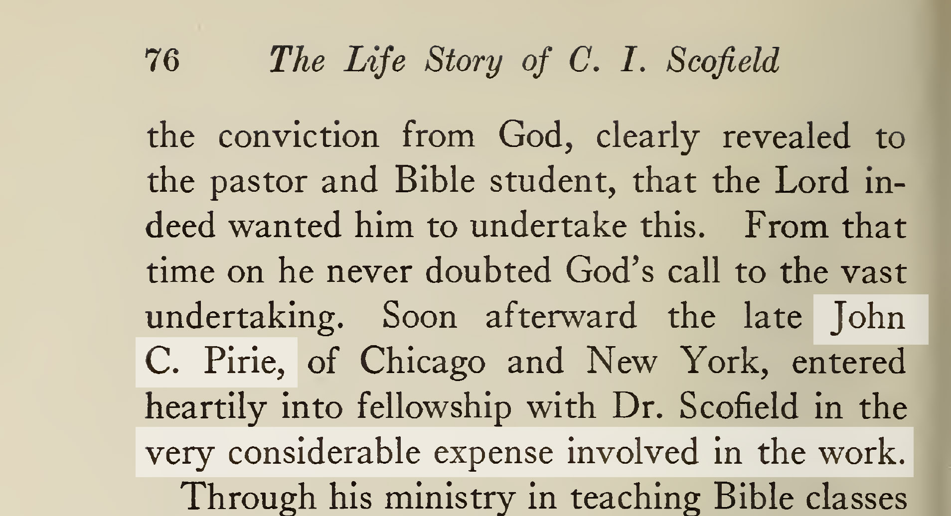 The Life Story of C. I. Scofield